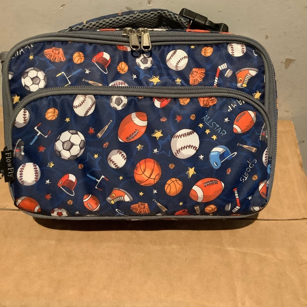 FlowFly Kids Insulated, Baseball Lunch Box Preowned